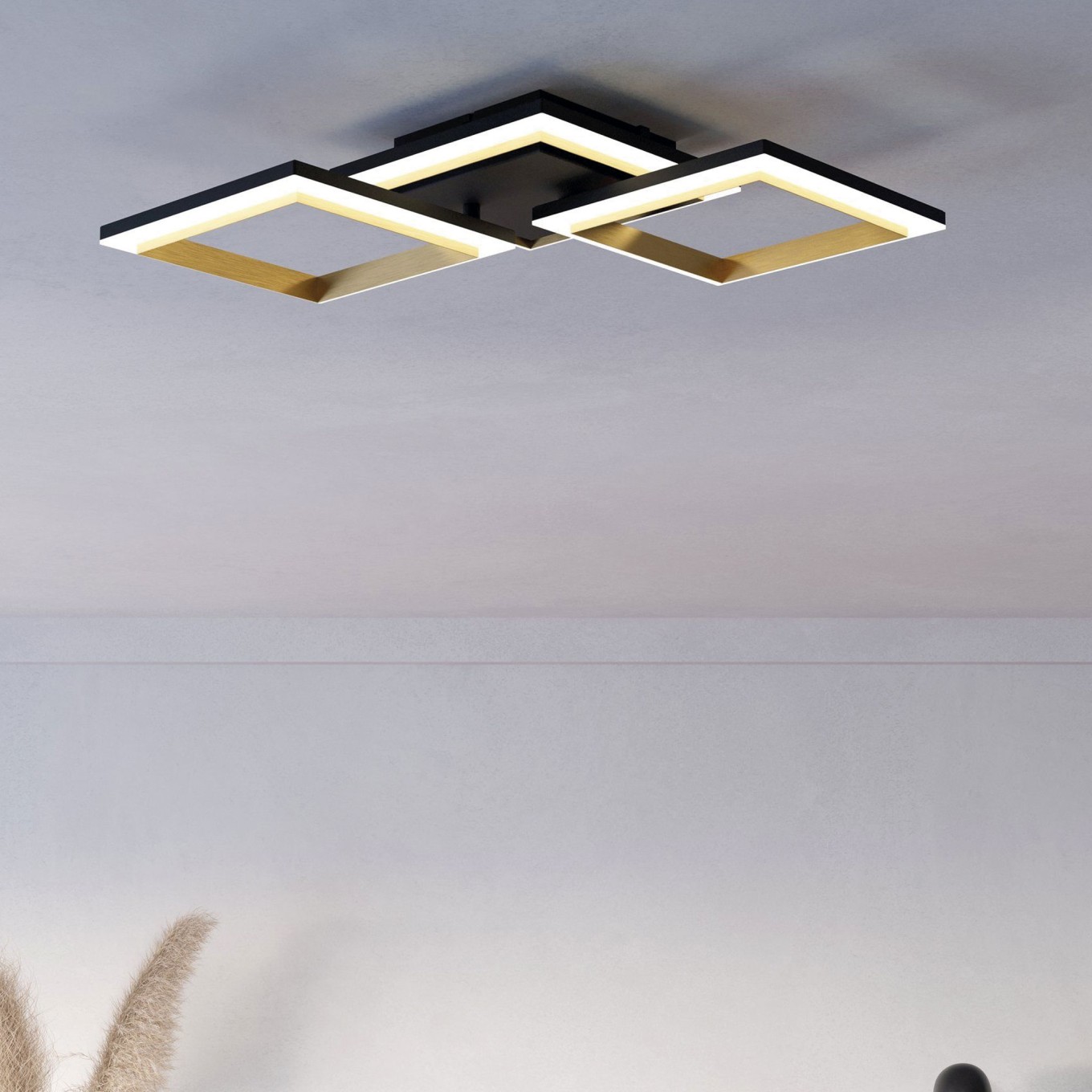 Plafon de Teto LED Moderno Eglo Calliera 595x310