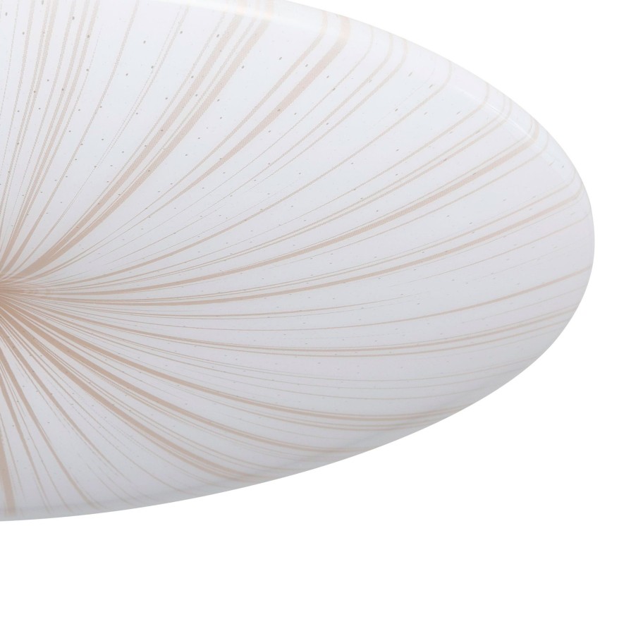 Plafon de Teto LED Redondo Ouro Eglo Nieves 1 �510