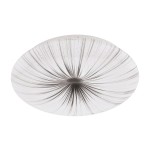 Plafon de Teto LED Redondo Prata Eglo Nieves �310