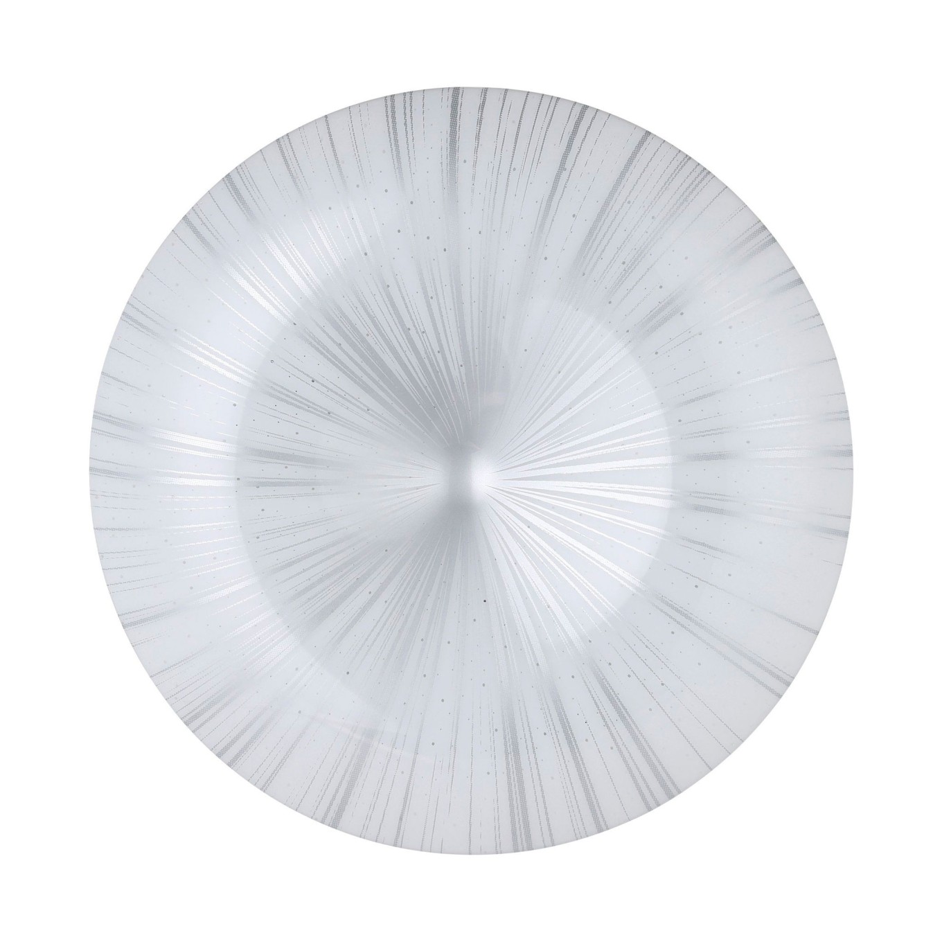 Plafon de Teto LED Redondo Prata Eglo Nieves �410
