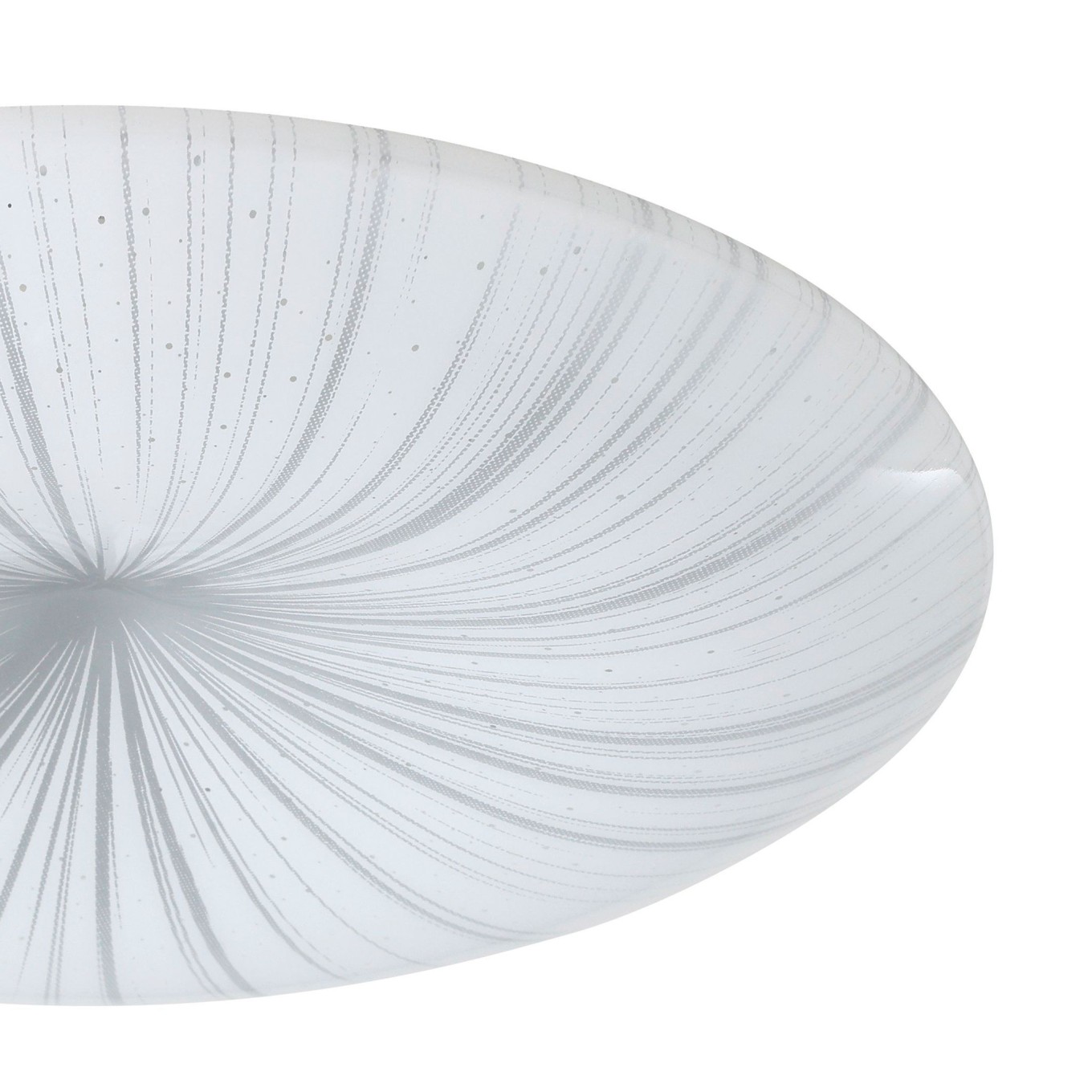 Plafon de Teto LED Redondo Prata Eglo Nieves �410