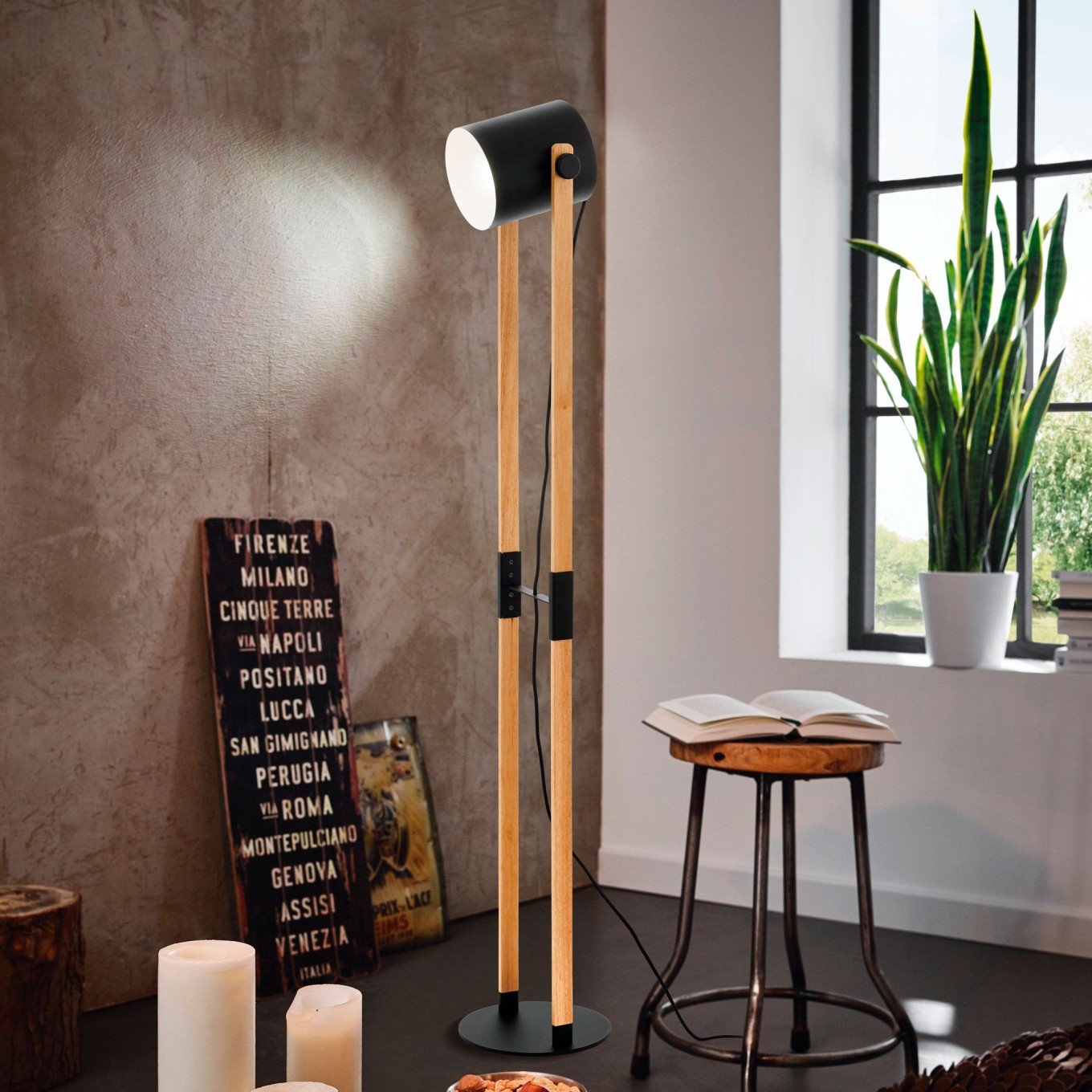 Candeeiro de P� E27 Eglo Hornwood