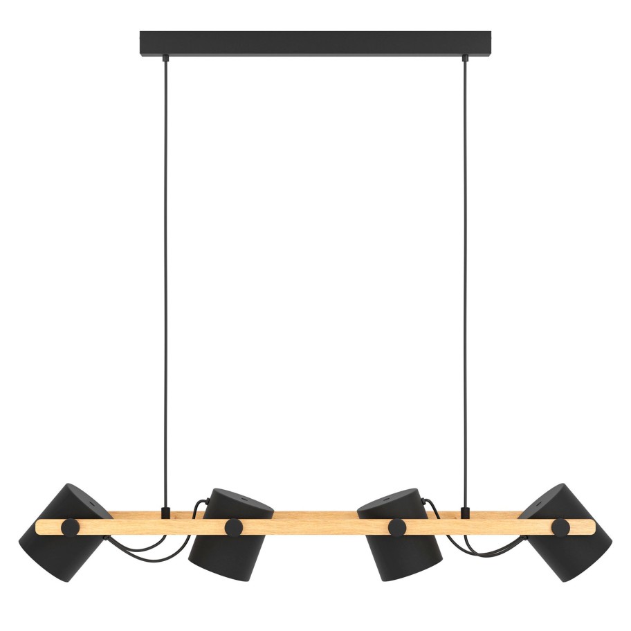 Candeeiro Suspenso de Teto 4xE27 Eglo Hornwood HL/4