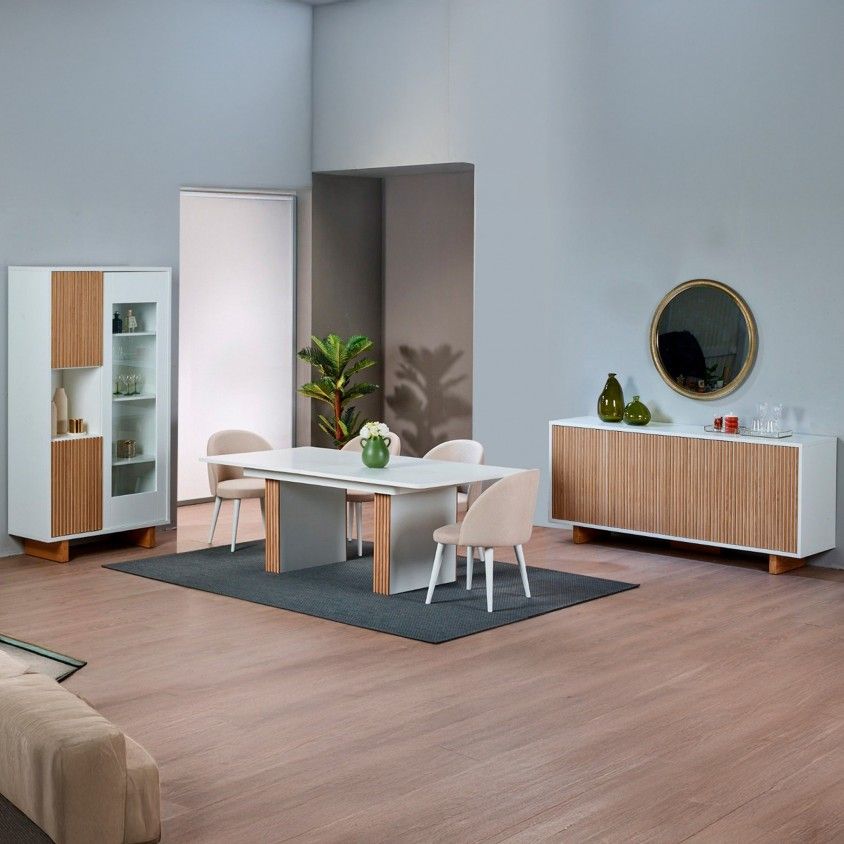 Mesa Retangular Extensivel Milão Mesa Retangular Extensivel Milão