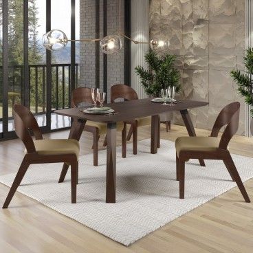 Mesa Nancy Carvalho com 4 Cadeiras Udine