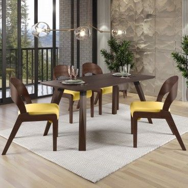 Mesa Nancy Carvalho com 4 Cadeiras Udine