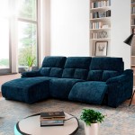 Sofá Chaise Longue Minnesota com Relax Esquerda