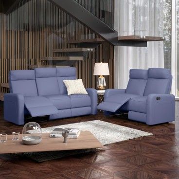 Set Sofs 3+2 Lugares Memphis Microfibra