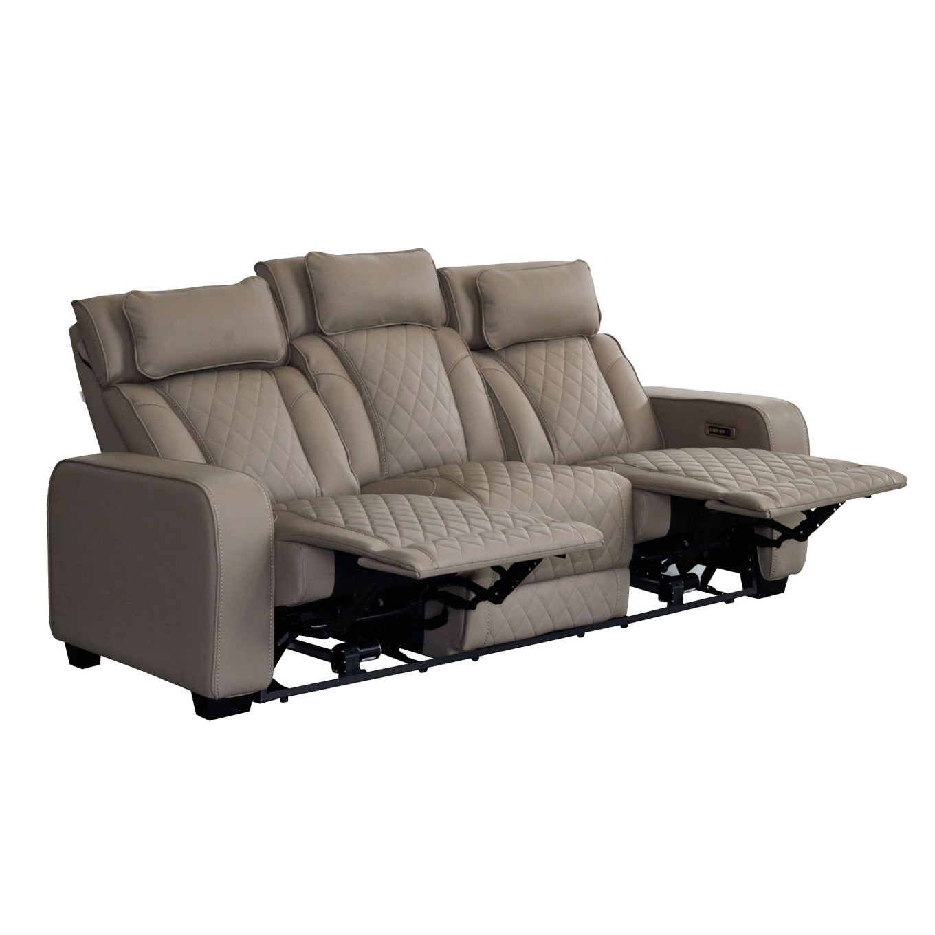 Sof� 3 Lugares Utah com 2 Relax El�tricos