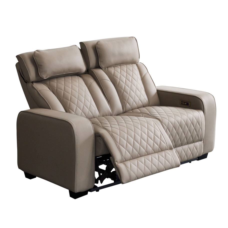 Sofá 2 Lugares Utah com 2 Relax Elétricos