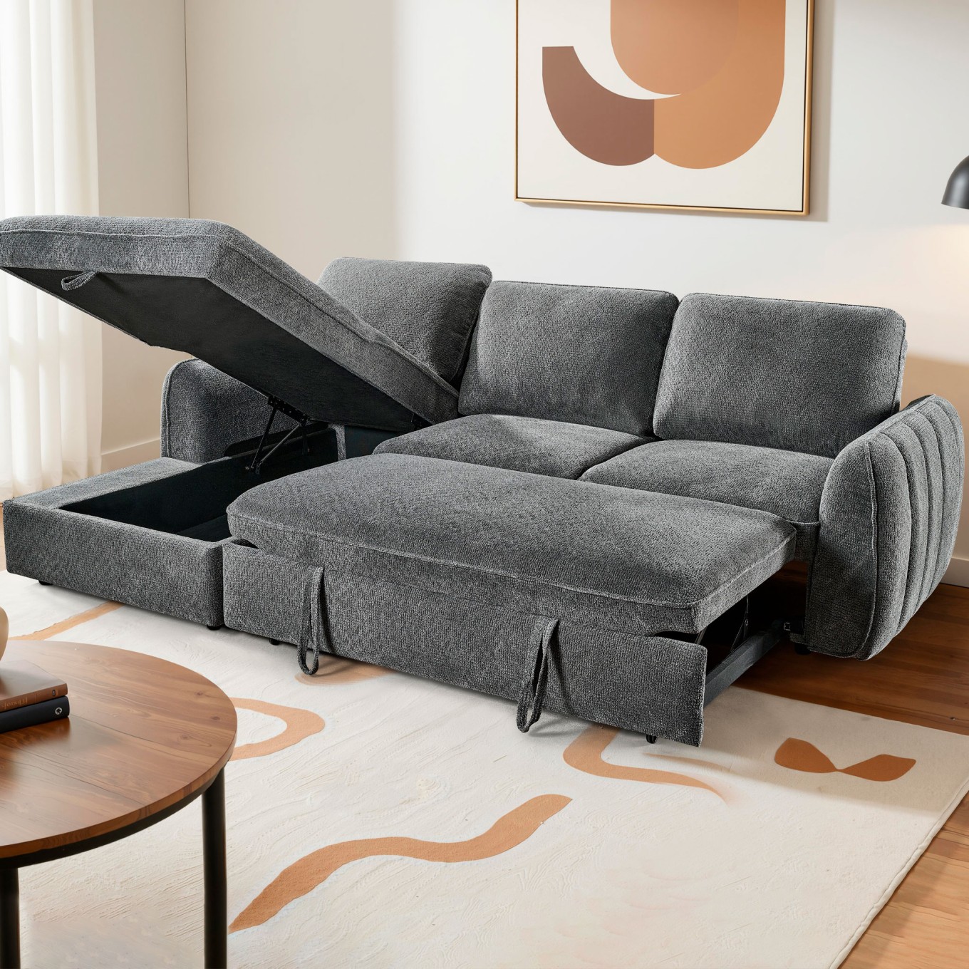 Sof� Chaise Longue Houston Esquerda com cama