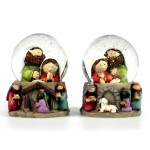 Bola de Neve Pres�pio 6.5x6.5x9cm Sortido
