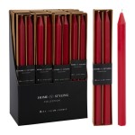 Conjunto 2 Velas de Jantar 27cm Vermelho