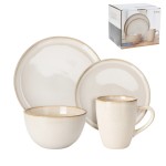 Conjunto de Jantar 16 Peças Grés Creme