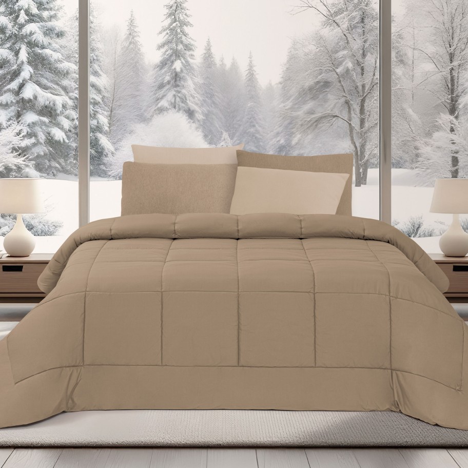 Edredão Microfibra Liso - Cama Casal 160