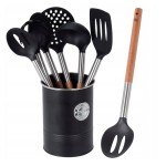 Conjunto Copo Suporte + 6 Utens�lios Cozinha