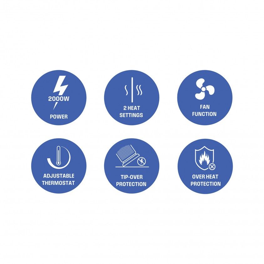 Termo-Ventilador Warm II 2000W Termo-Ventilador Warm II 2000W
