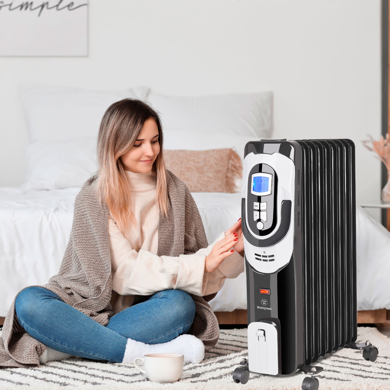 Aquecedor a �leo Hitze II 9 Elementos LCD 2000W