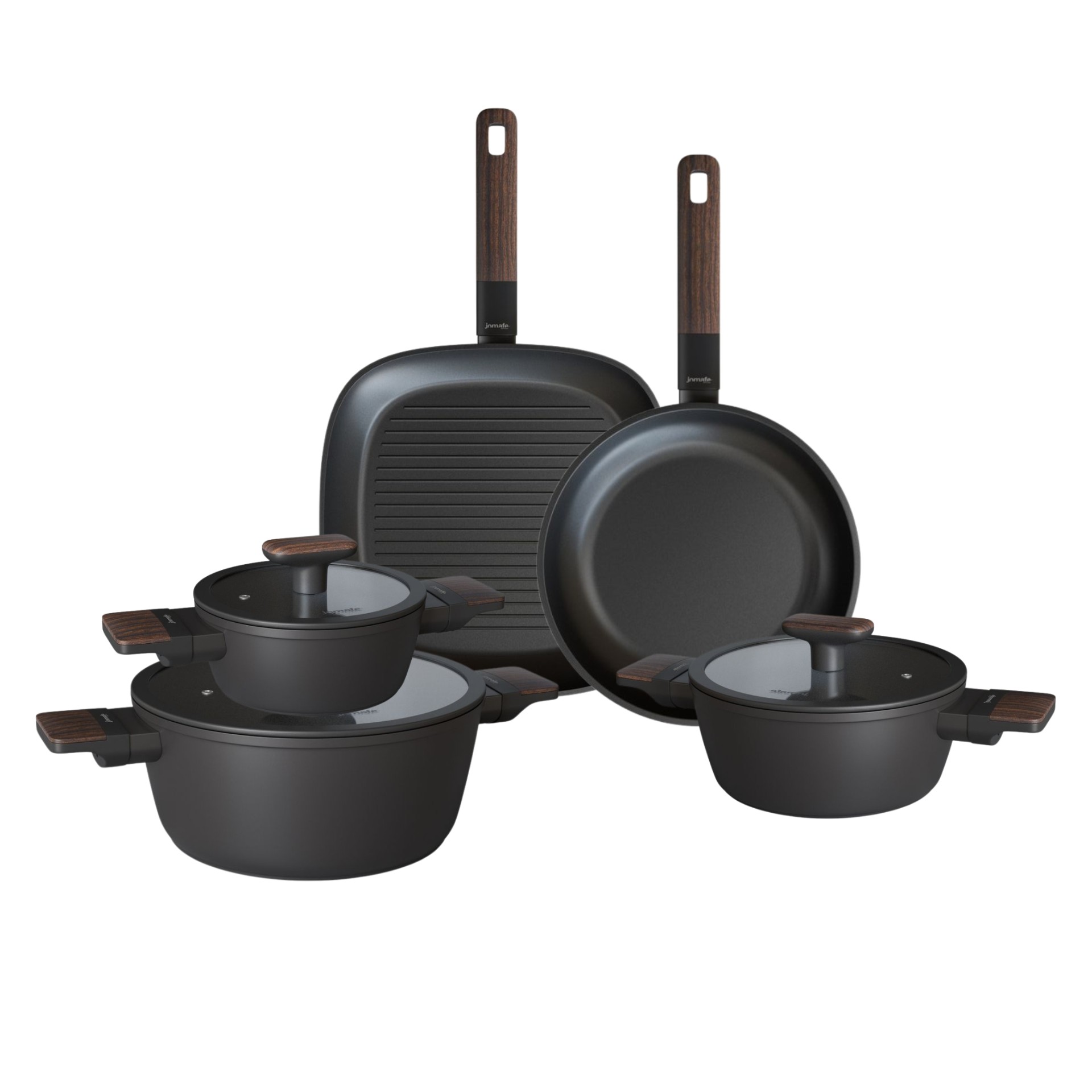 Conjunto Black Wood 5 Peças