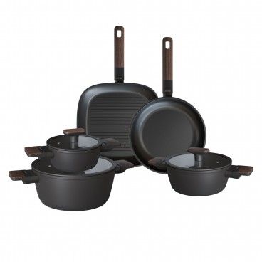 Conjunto Black Wood 5 Peças Conjunto Black Wood 5 Peças