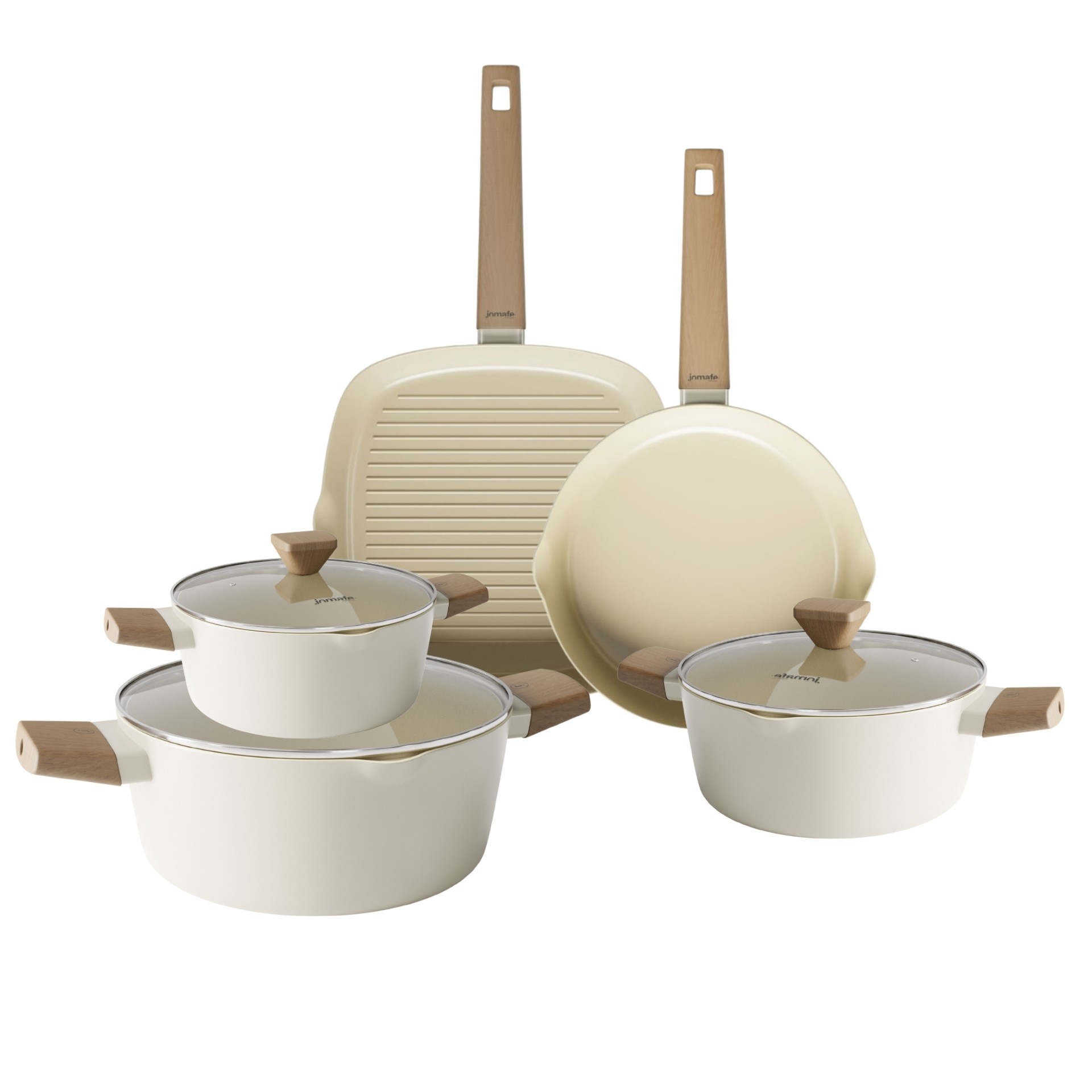 Conjunto Naturit Bege 5 Peças