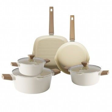 Conjunto Naturit Bege 5 Peças Conjunto Naturit Bege 5 Peças