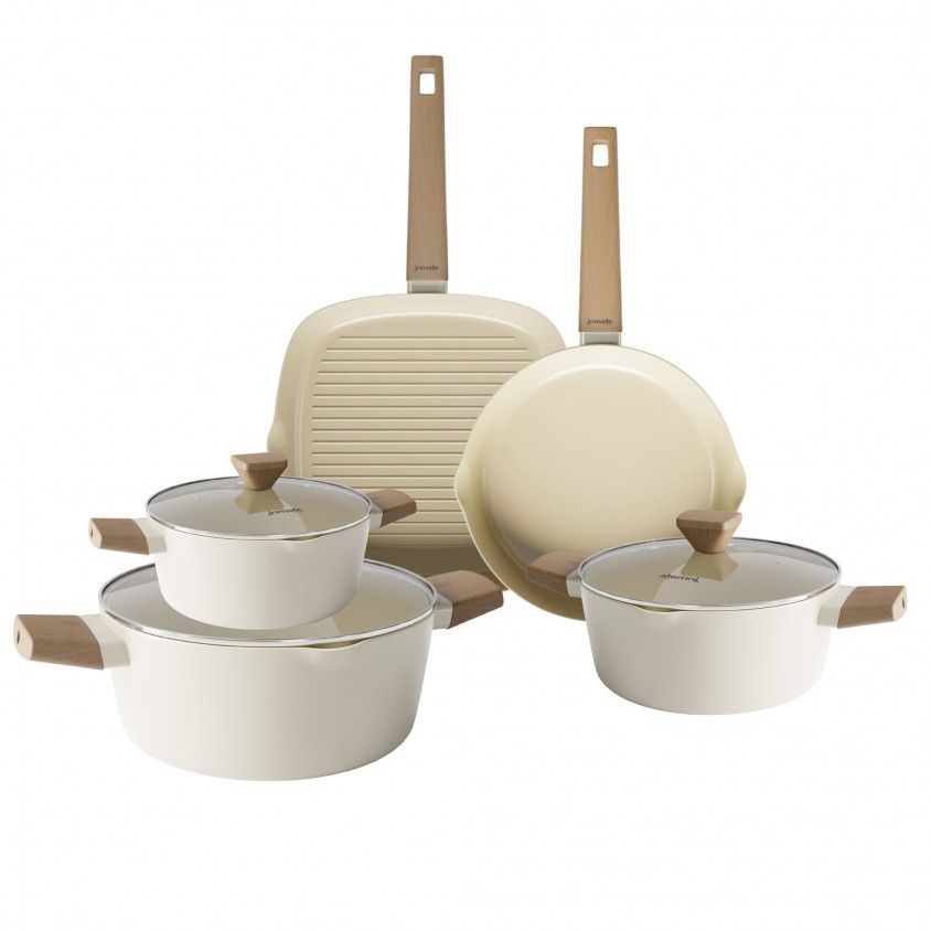 Conjunto Naturit Bege 5 Peças Conjunto Naturit Bege 5 Peças