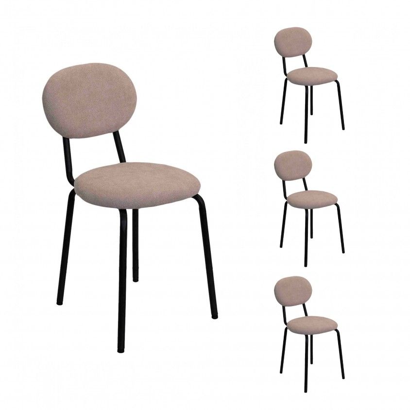 Conjunto 4 Cadeiras Barolo