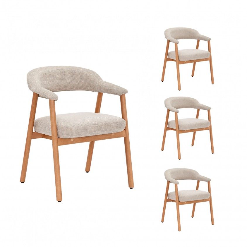 Conjunto 4 Cadeiras Ravenna