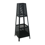 Lareira Metal 40x40x113cm