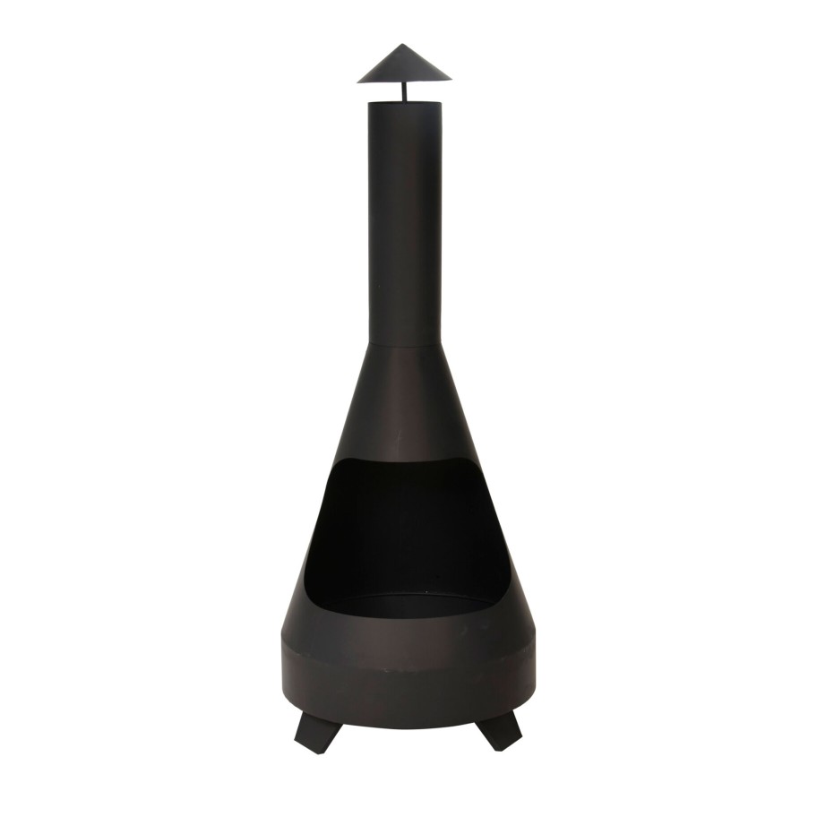 Lareira com Chamin� Metal 44x44x118cm