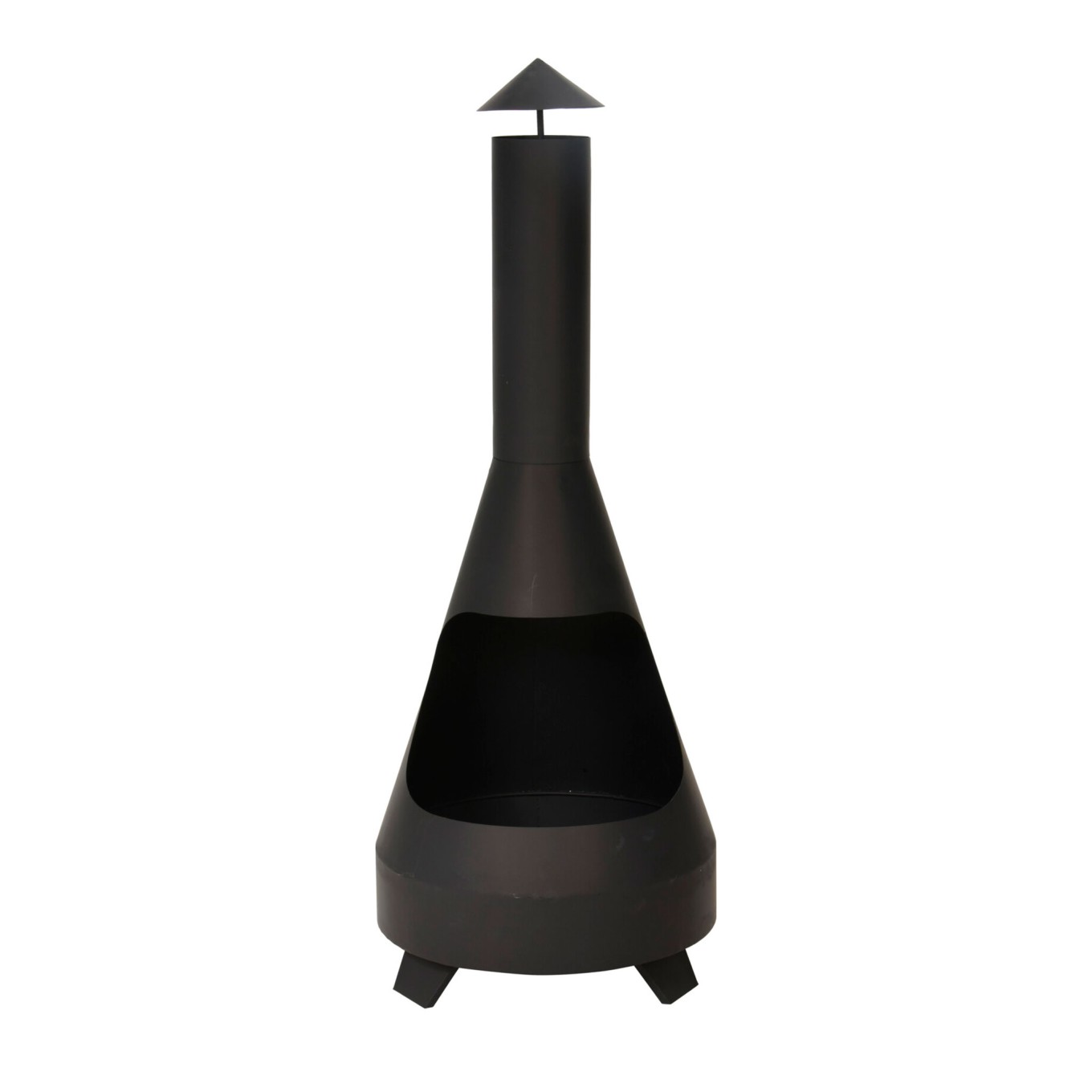 Lareira com Chamin� Metal 44x44x118cm