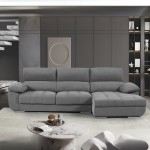 Sofá Chaise Longue Livorno Direita com cama