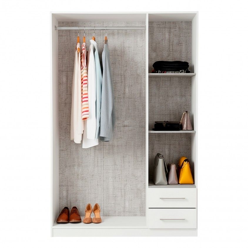 Roupeiro Eko II (3 Portas + 2 Gavetas) Roupeiro Eko II (3 Portas + 2 Gavetas)