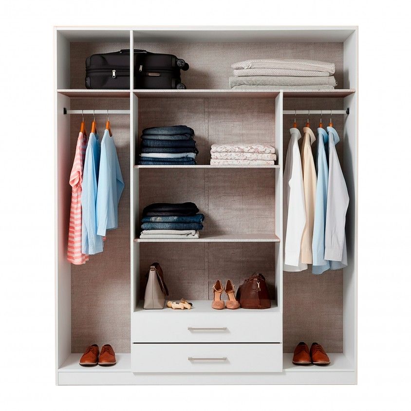 Roupeiro Eko II (4 Portas + 2 Gavetas) Roupeiro Eko II (4 Portas + 2 Gavetas)