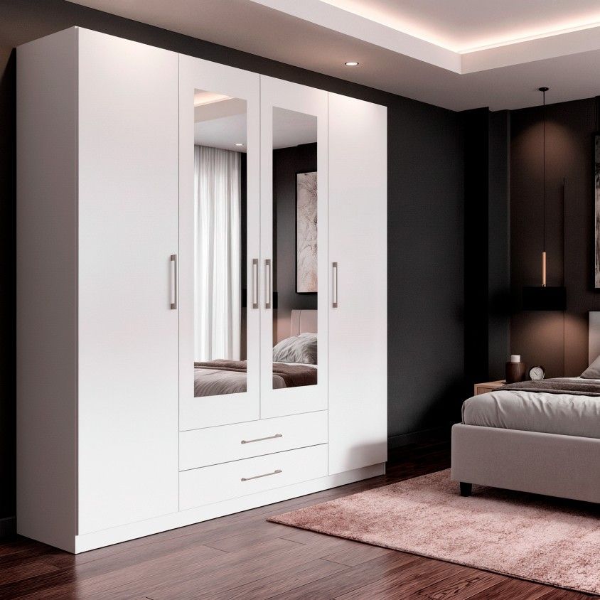 Roupeiro Eko II (4 Portas + 2 Gavetas) Roupeiro Eko II (4 Portas + 2 Gavetas)