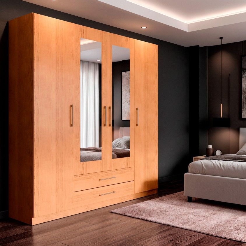 Roupeiro Eko II (4 Portas + 2 Gavetas) Roupeiro Eko II (4 Portas + 2 Gavetas)