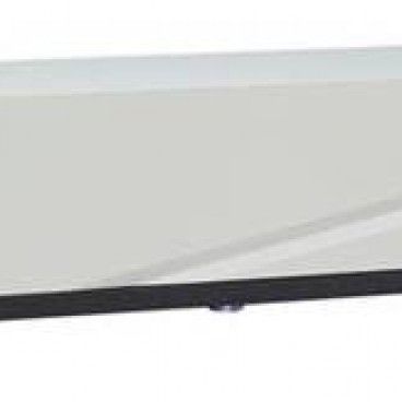 MOVEL COM 1 PORTA QUARTZ 110x38x45 CINZA/LACADO BRANCO