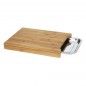 Tbua de Cortar Bambu com Bandeja 35cm