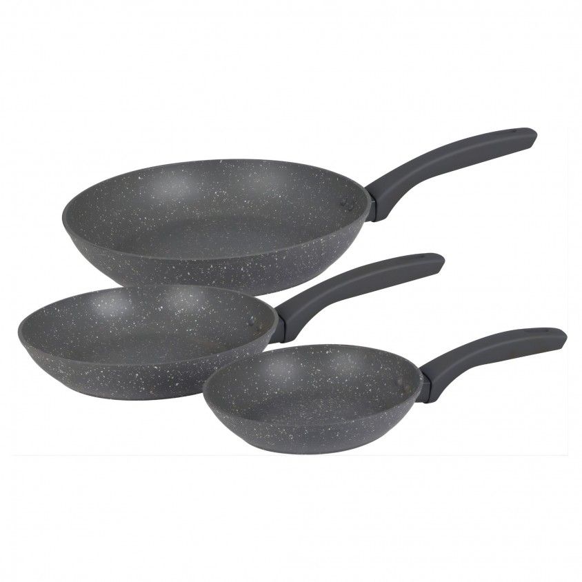 Conjunto 3 Frigideiras Antracite