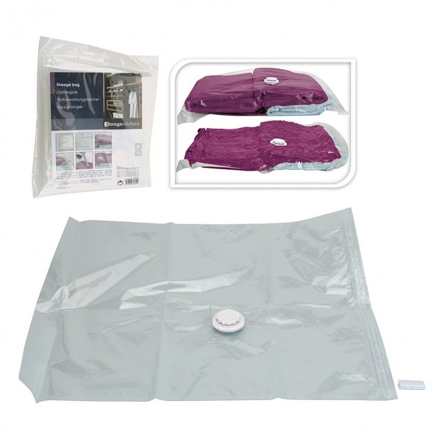 Saco P/ Fechar Vácuo/Hermético 50x60cm Saco P/ Fechar Vácuo/Hermético 50x60cm