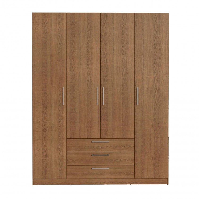 Roupeiro Teckno (4 Portas + 3 Gavetas) Roupeiro Teckno (4 Portas + 3 Gavetas)