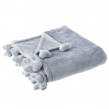 Manta Sofá Heart Cinza 130X160cm Manta Sofá Heart Cinza 130X160cm