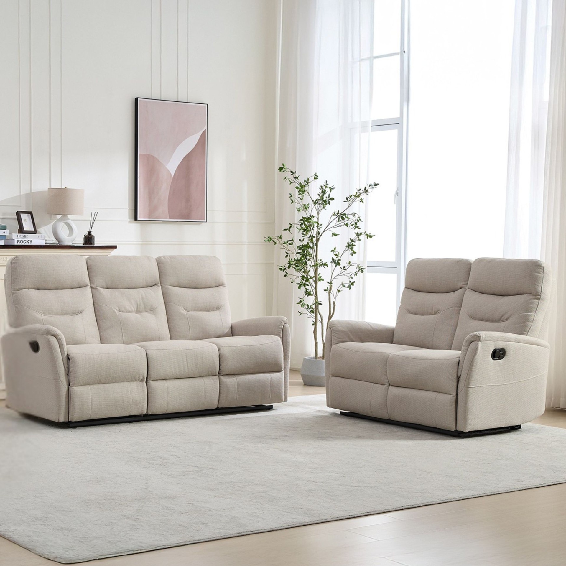 Set Sof�s Relax 3+2 Lugares Bufallo