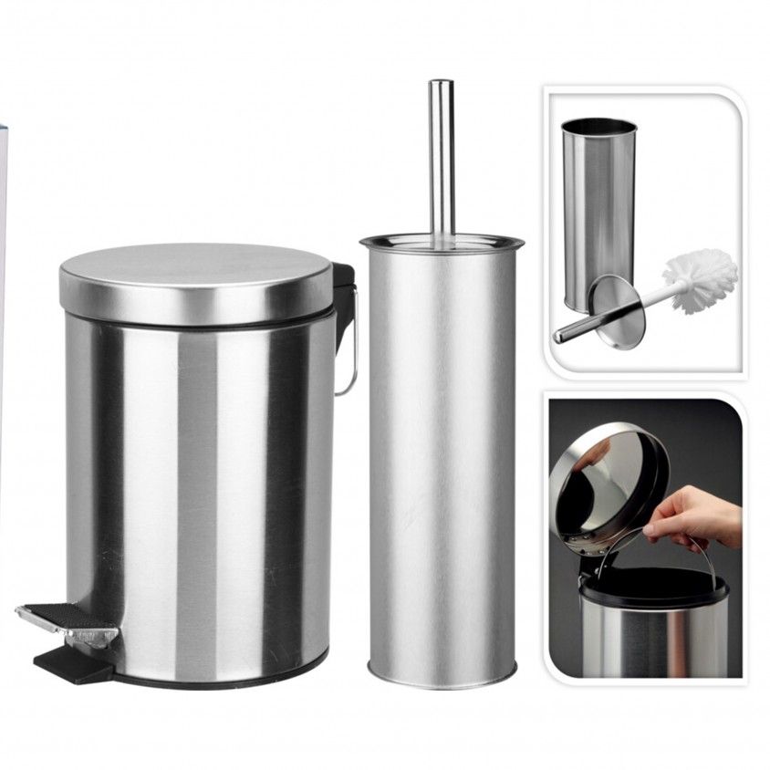 Conjunto de Casa de Banho Aço Inoxidável 2 peças Conjunto de Casa de Banho Aço Inoxidável 2 peças