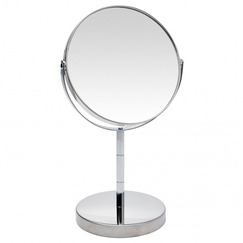 Espelho com Suporte Metal 2 Lados Espelho com Suporte Metal 2 Lados