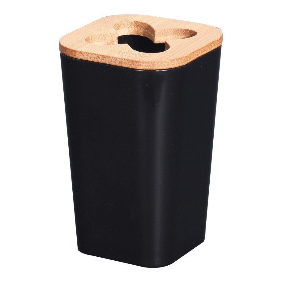 Suporte Escova Dentes Preto