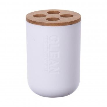 Suporte Escova Dentes Branco