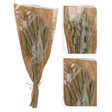 Bouquet Flores/Ervas Secas 60cm Sortido 4 Cores