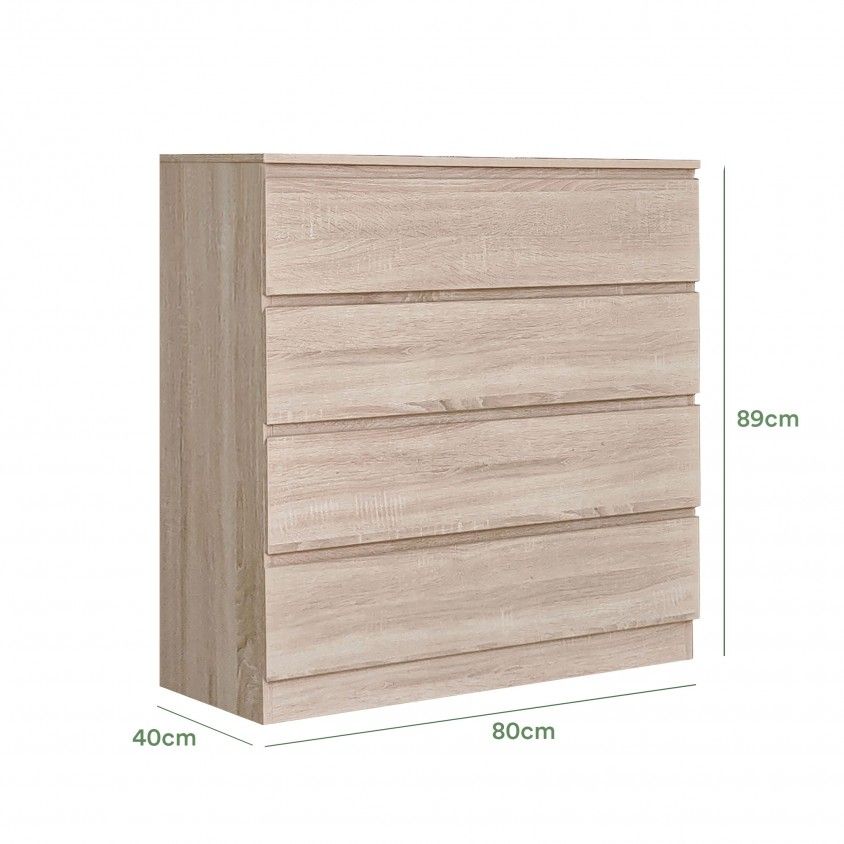 Cómoda Neo Plus 4 Gavetas Cómoda Neo Plus 4 Gavetas